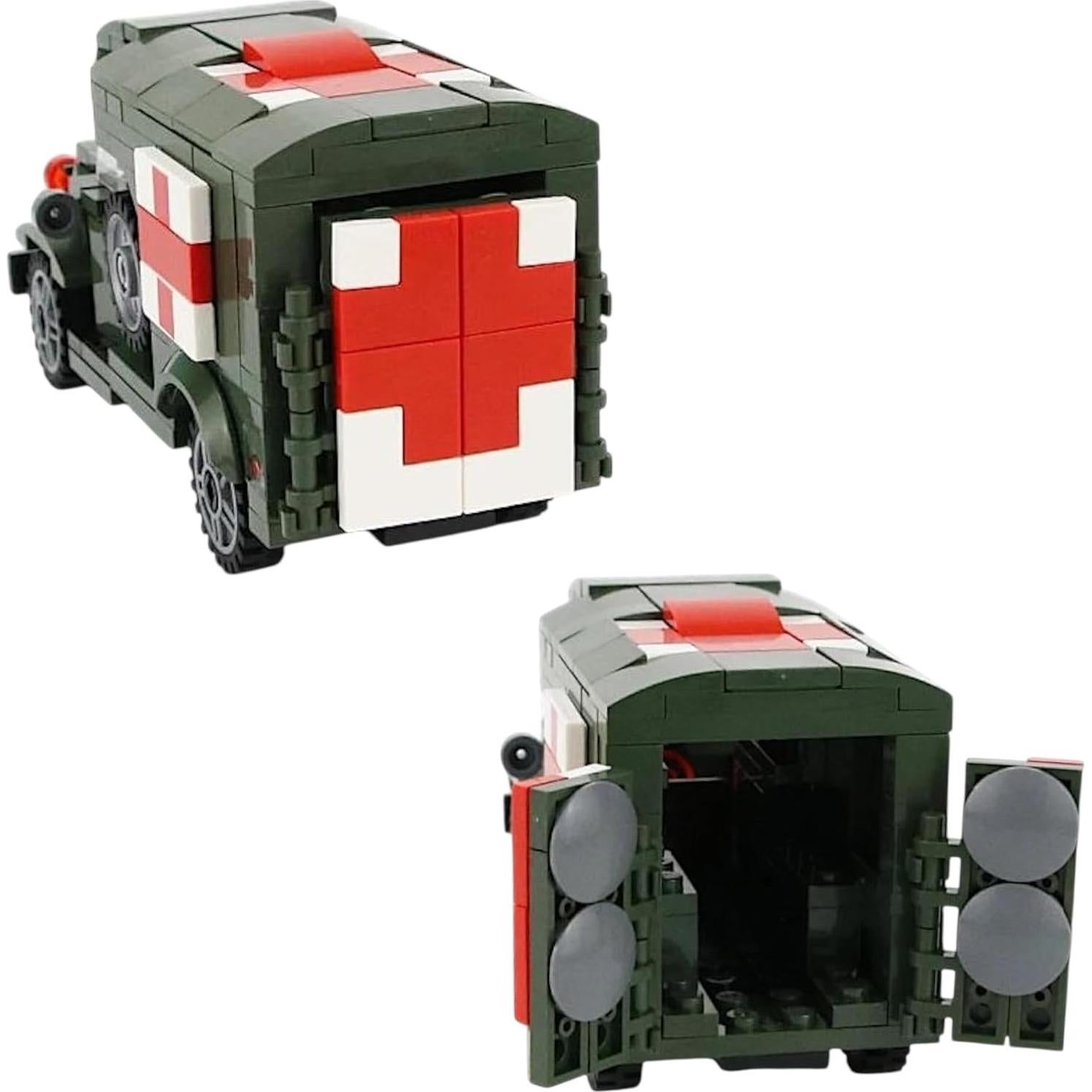Bloques de Construcción Militar Ambulancia WWII General Jim 16cm
