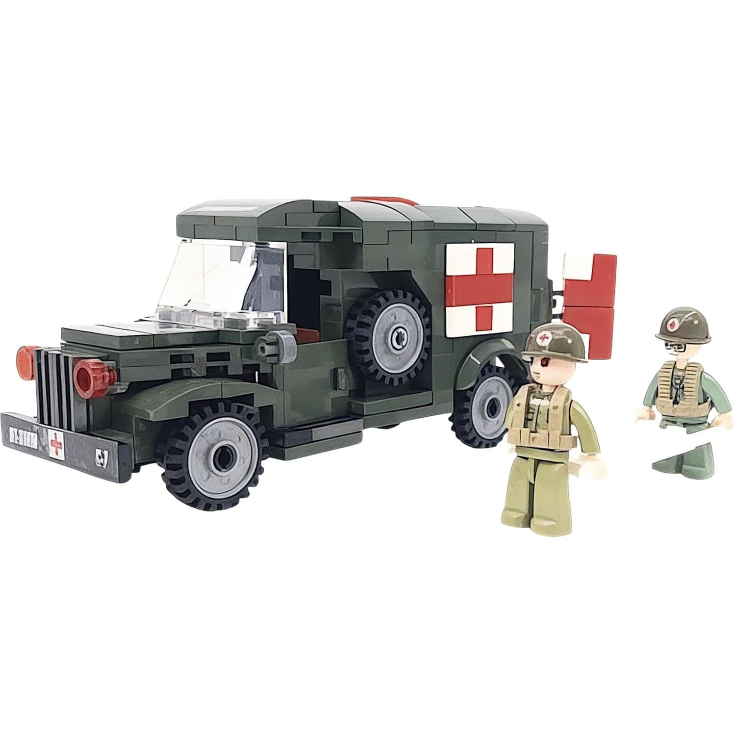 Bloques de Construcción Militar Ambulancia WWII General Jim 16cm