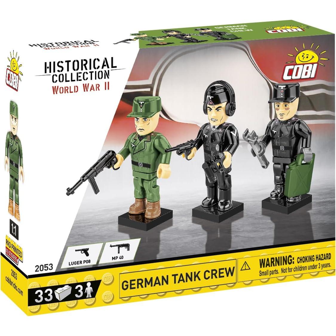 Figura de Tripulación de Tanque Alemán COBI 2053 - 3 Figuras