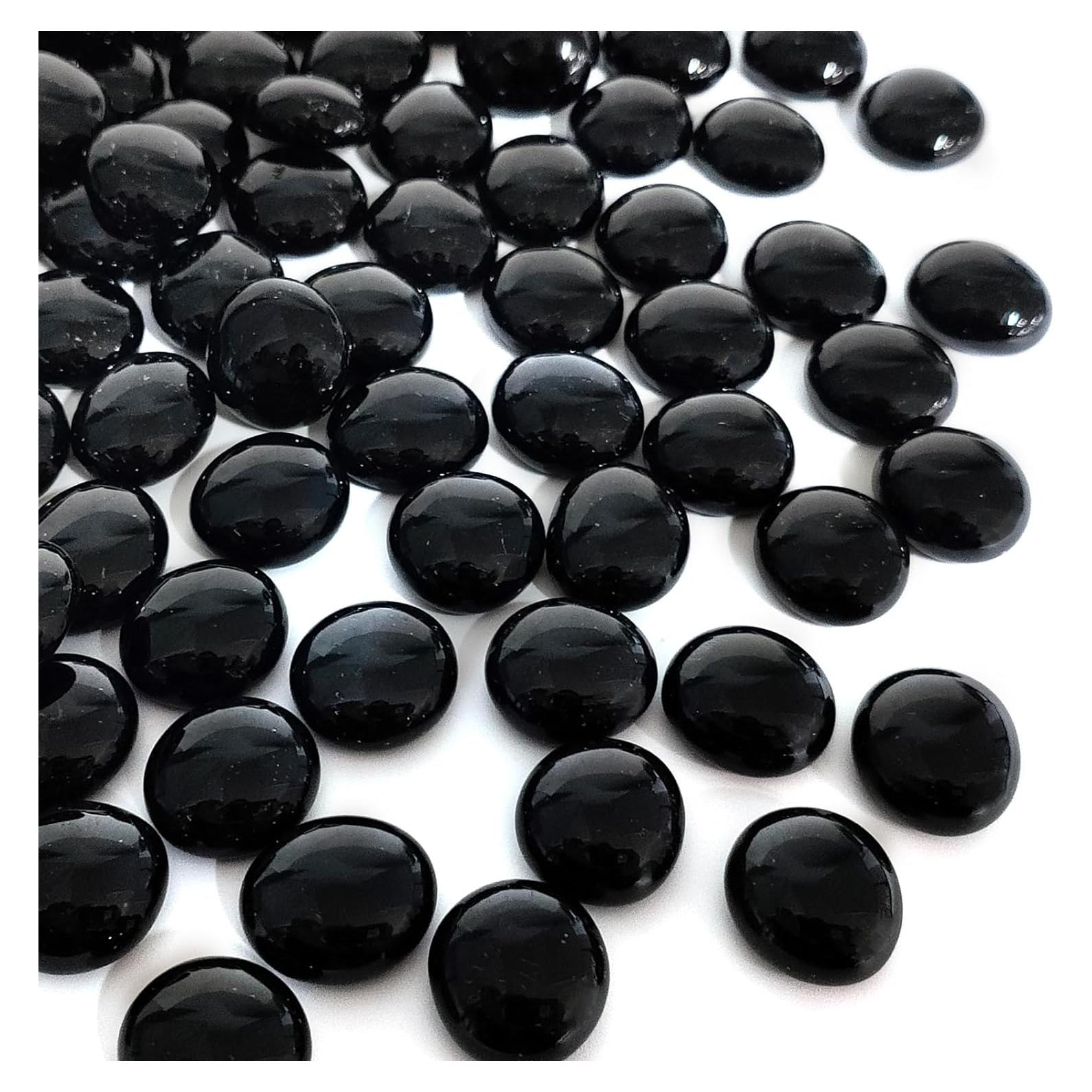 Rocas de Vidrio Negras FANTIAN 4,54 kg para Decoración