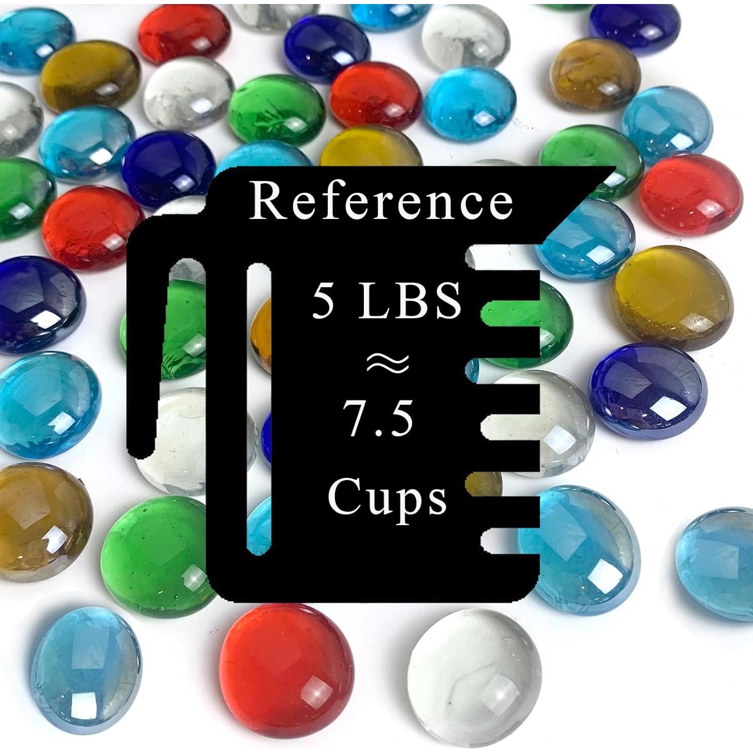 Canicas de vidrio FANTIAN 2,27 kg multicolor 500 pcs