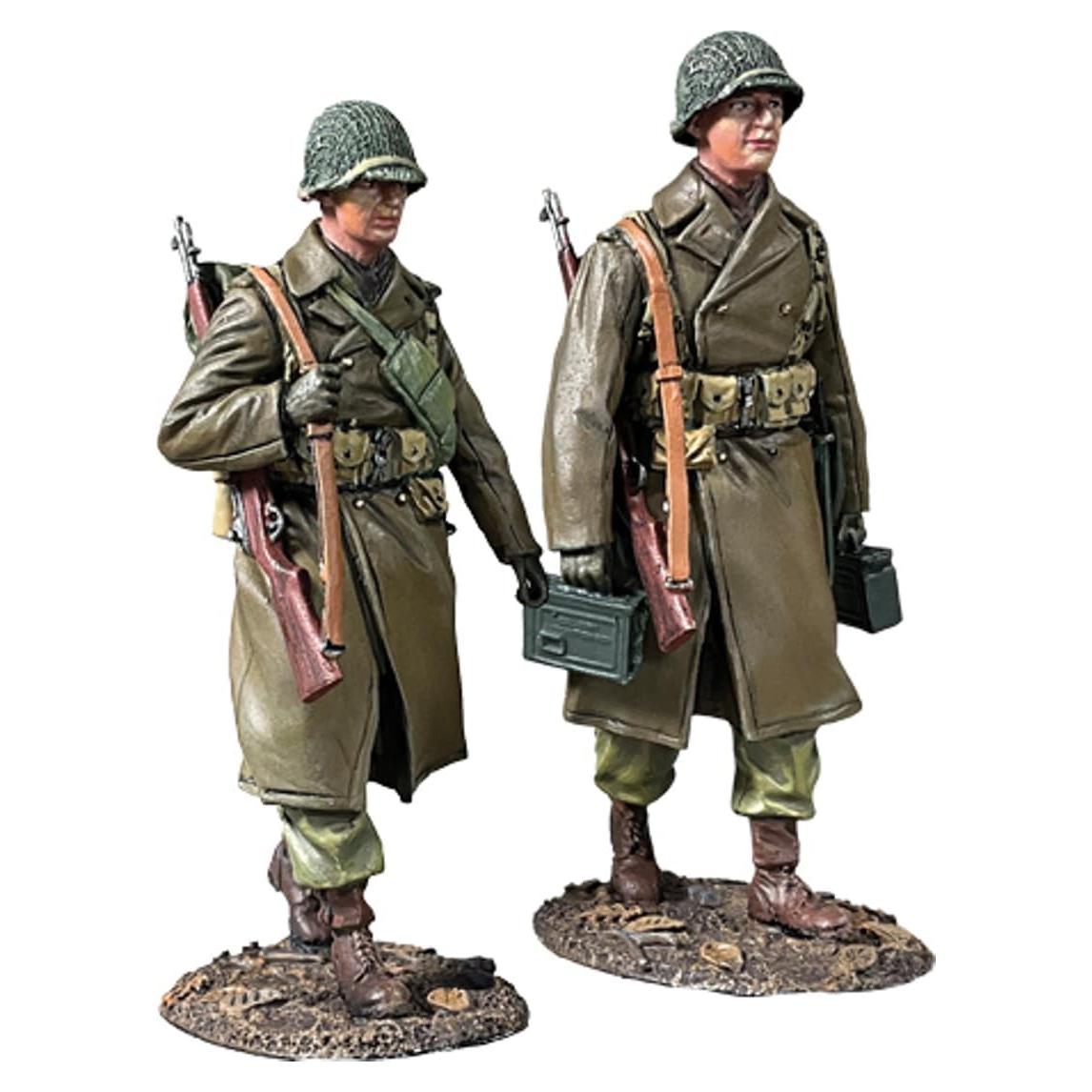 Figuras de Metal W. Britain 25263 Aliados WWII Infantería EE.UU.