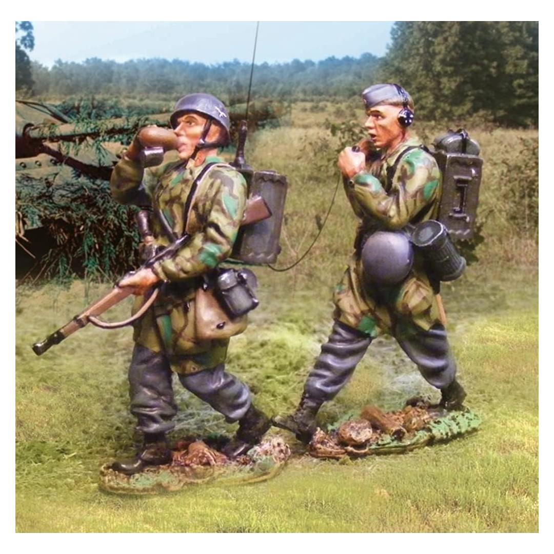 Conjunto de Soldados de Juguete Alemanes WWII 1:30 Collectors Showcase