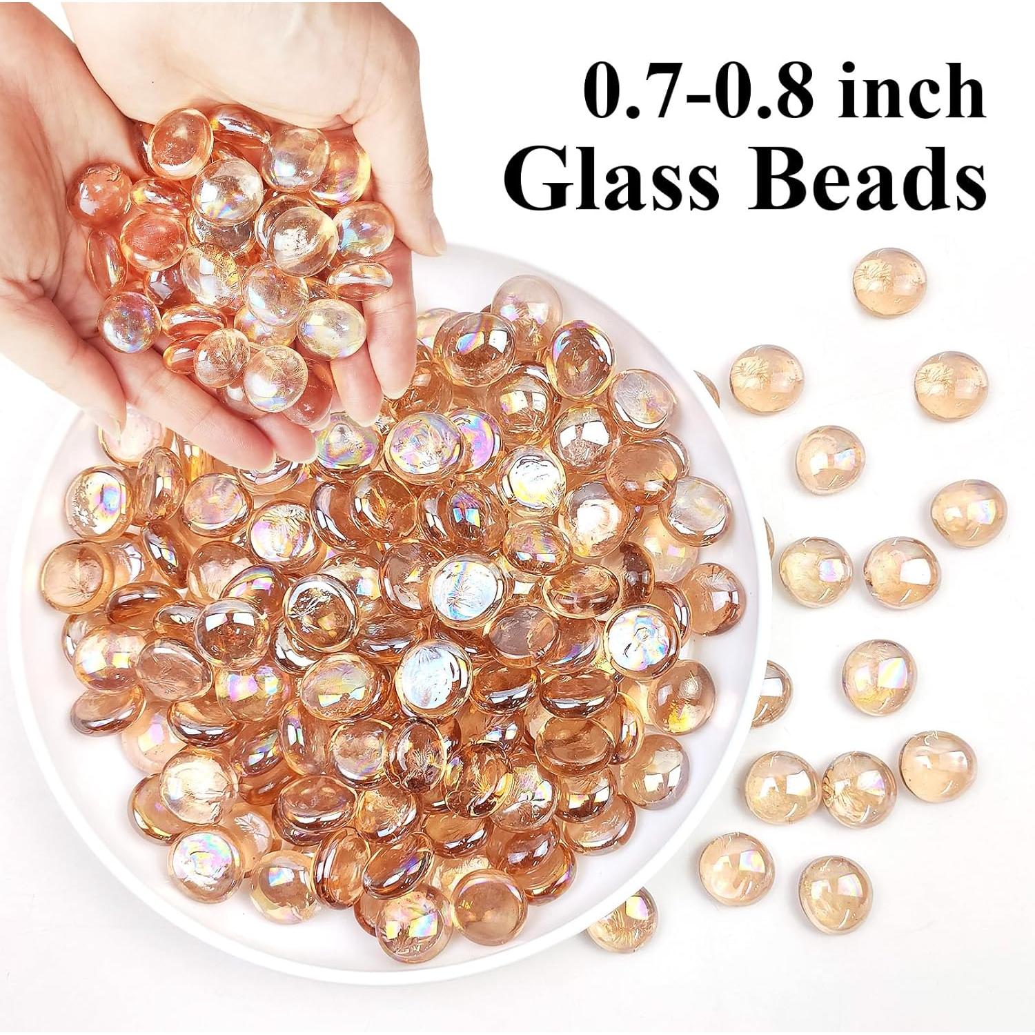 Perlas de Vidrio Rosadas FANTIAN 2,27 kg para Decoración