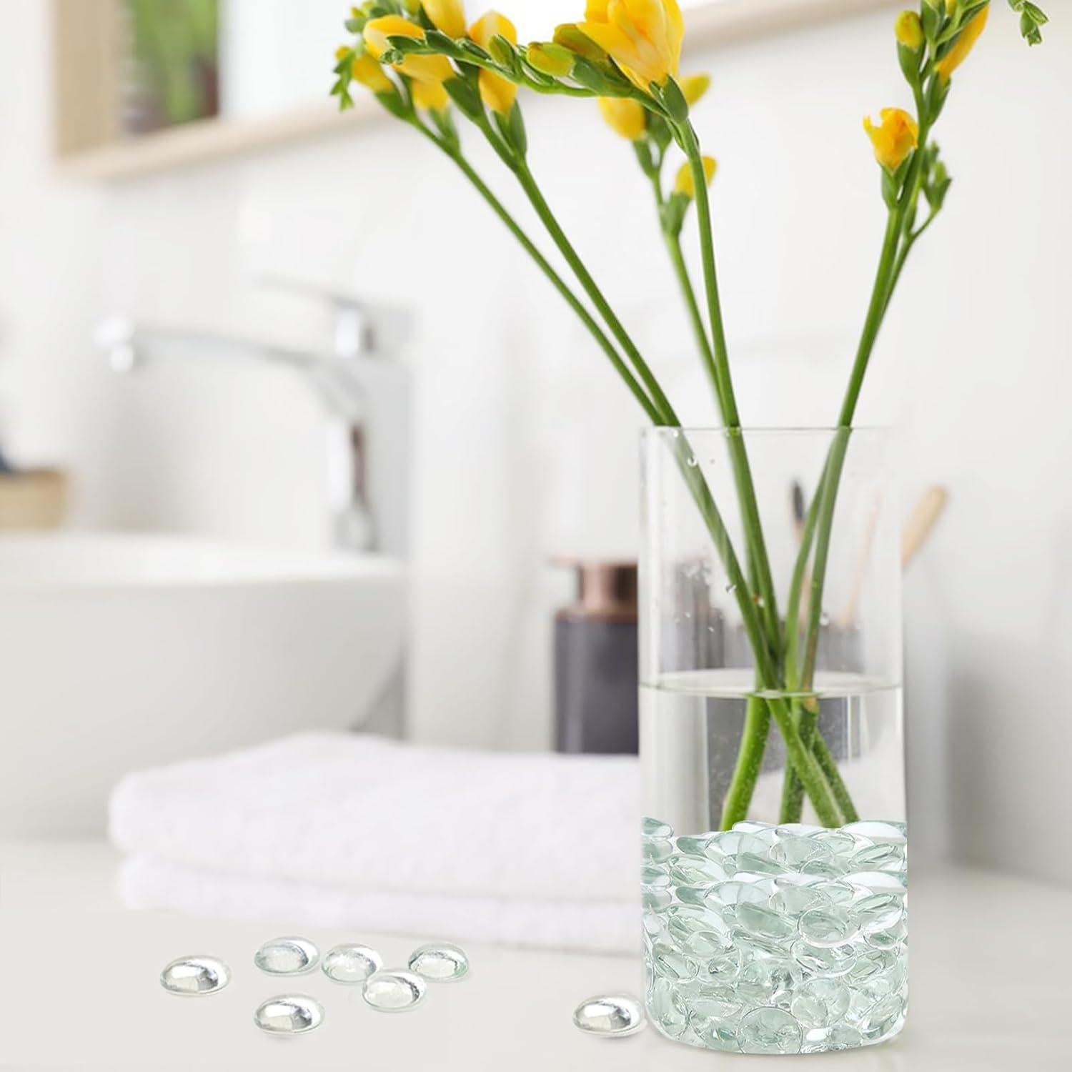 Piedras de Vidrio Transparentes FANTIAN 2.27 kg Decorativas