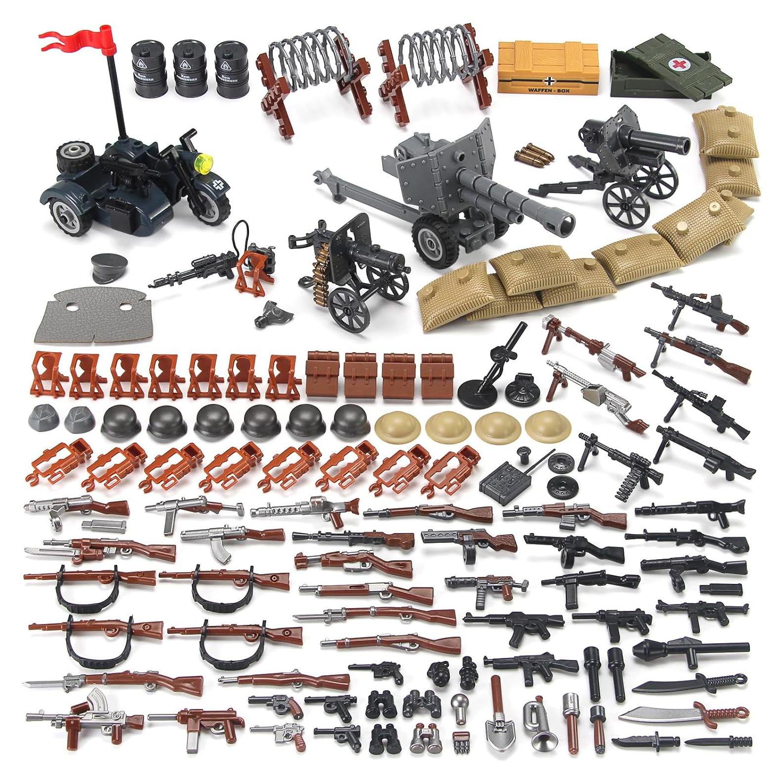 Paquete de Juguetes de Armas Militares Feleph WWII 272g