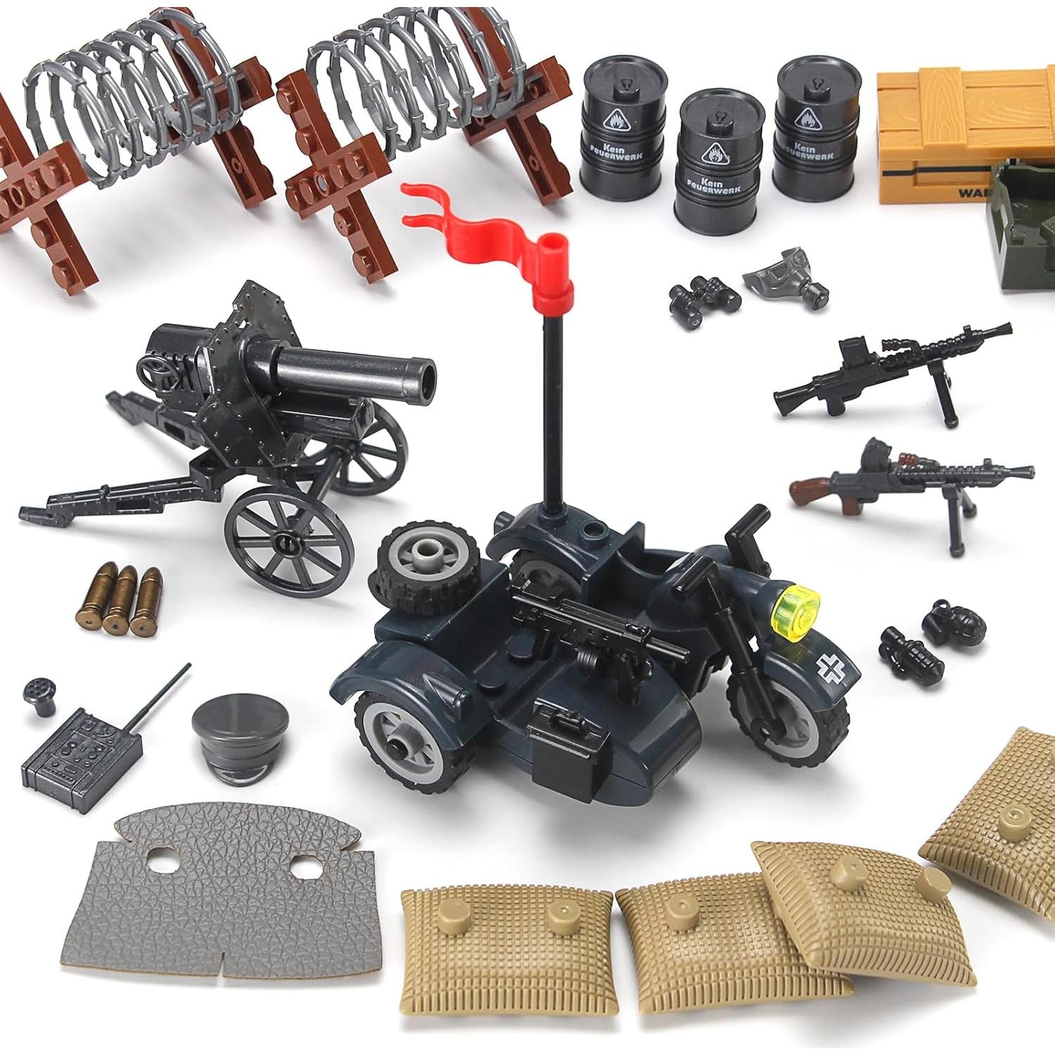 Paquete de Juguetes de Armas Militares Feleph WWII 272g