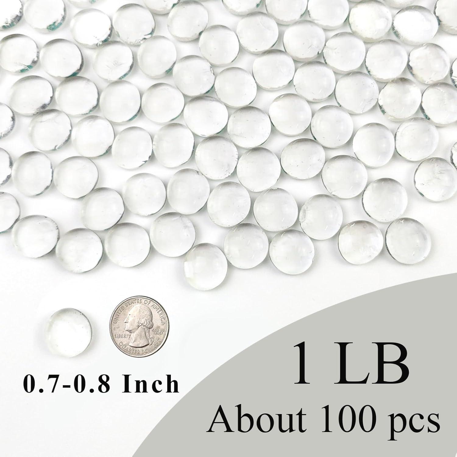 Perlas de Vidrio Transparentes FANTIAN 0,45 kg 100 Pcs