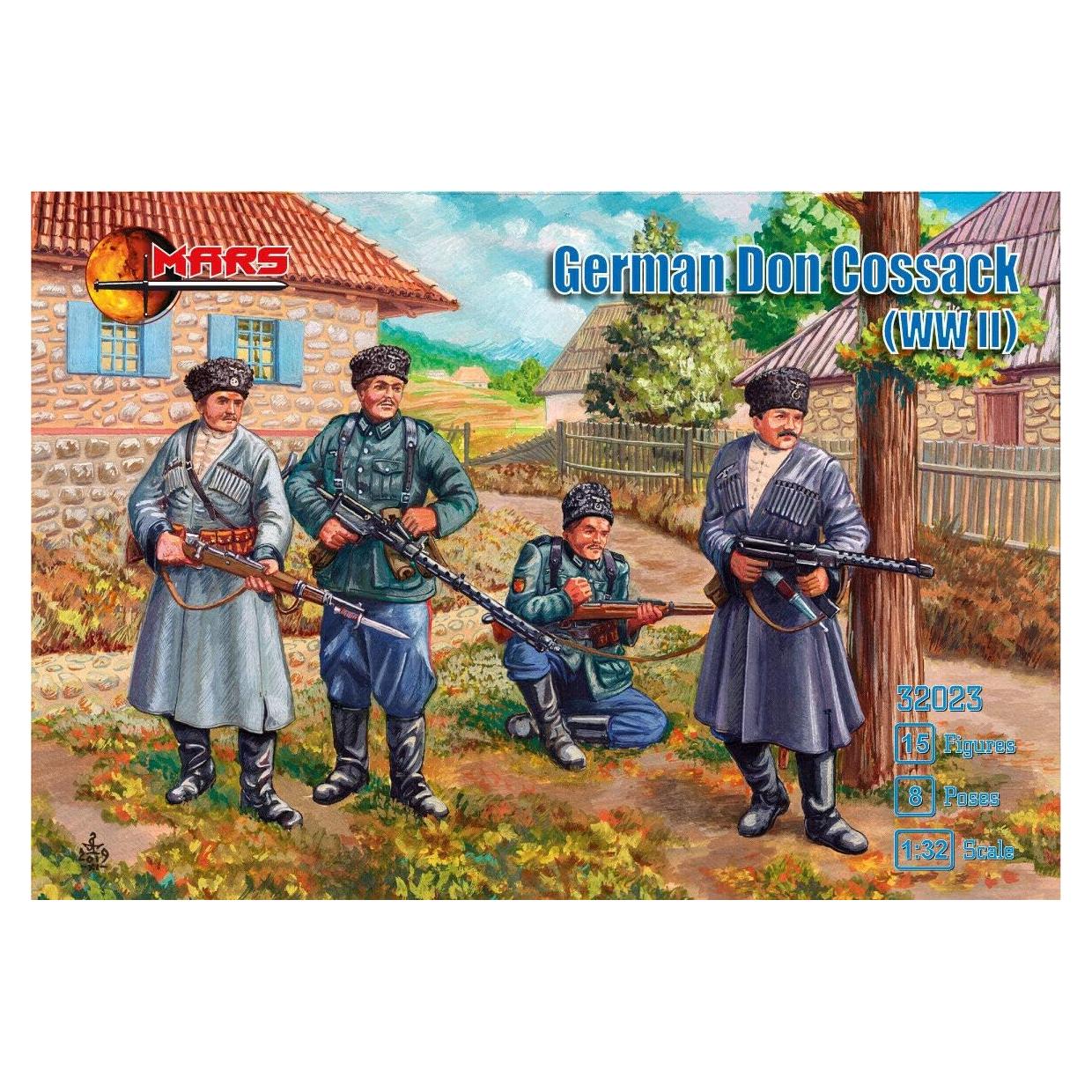 Figuras de Plástico Cosaco Don Alemán WWII Mars 32023