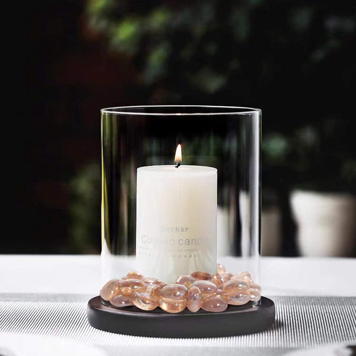 Perlas de Vidrio Rosadas FANTIAN 100 Pcs 0.7-0.8 cm