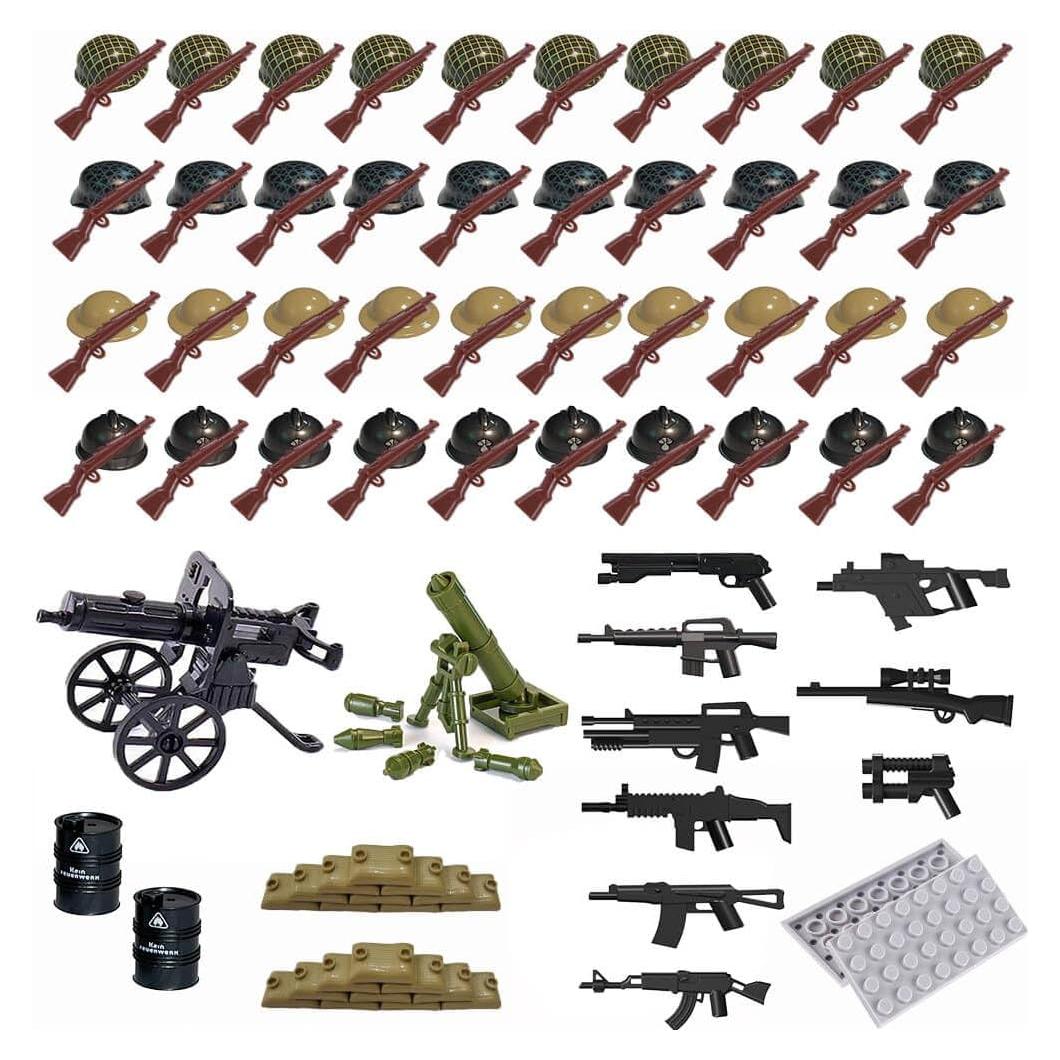 Figuras de Acción Soldados Segunda Guerra Mundial WW2army - Juego Militar