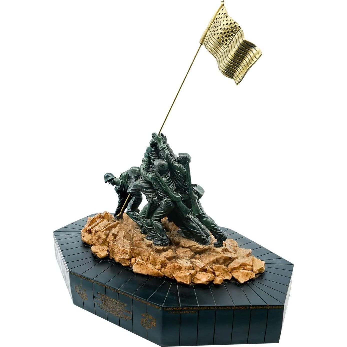 Estatua Grande Iwo Jima Cuerpo de Marines 27.94 cm Resina