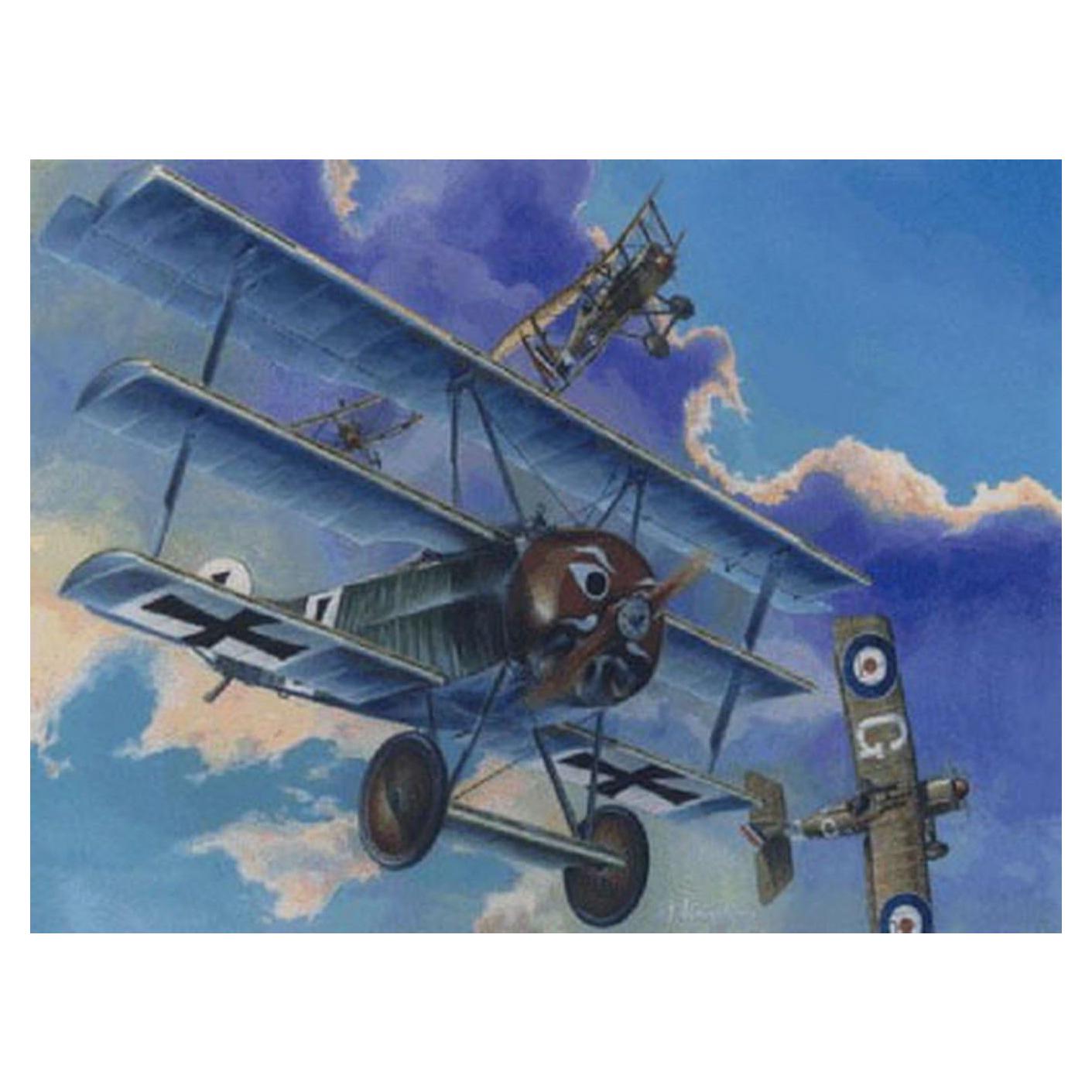 Modelo de Avión Fokker F.I Roden 1/72 Plástico Nuevo