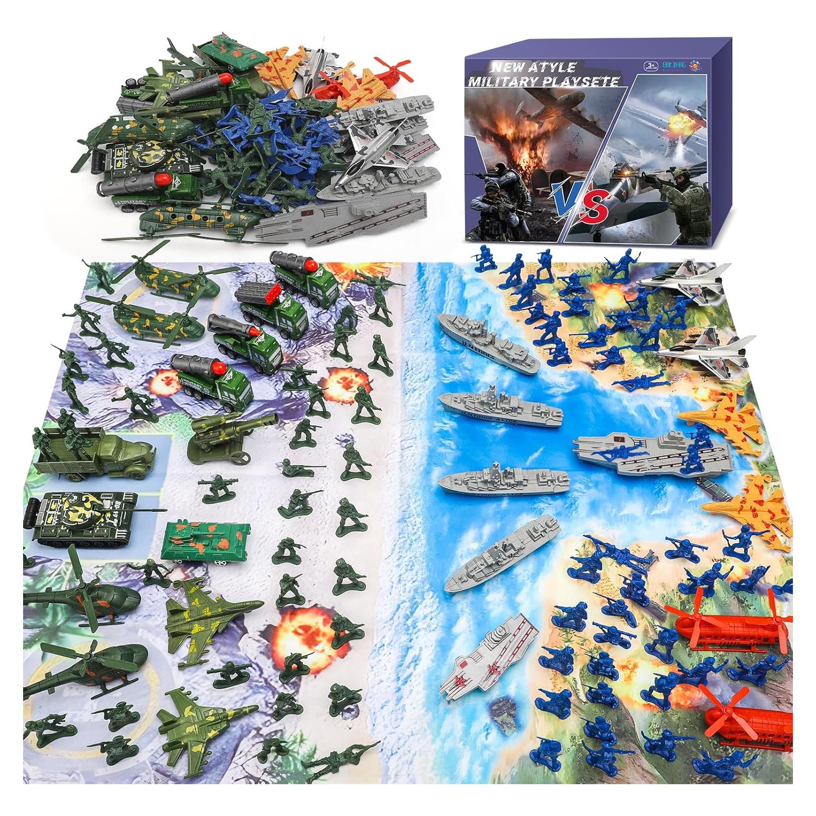 Juego de Soldados de Acción BKJHG - 80 Figuras y Accesorios