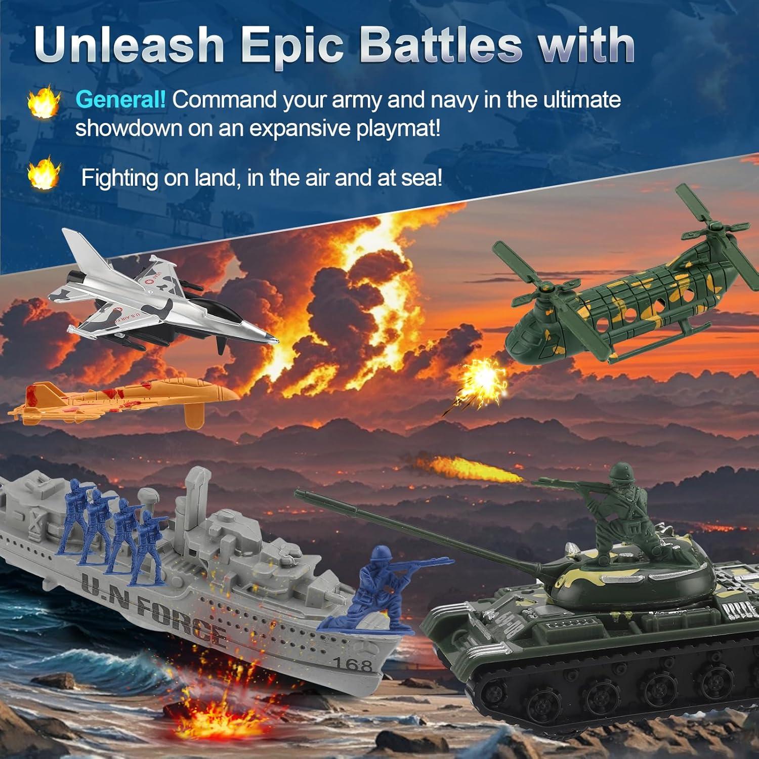 Juego de Soldados de Acción BKJHG - 80 Figuras y Accesorios