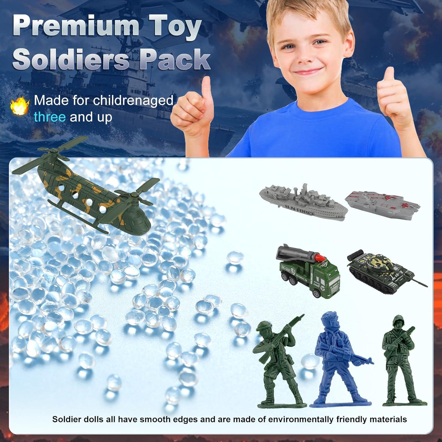 Juego de Soldados de Acción BKJHG - 80 Figuras y Accesorios