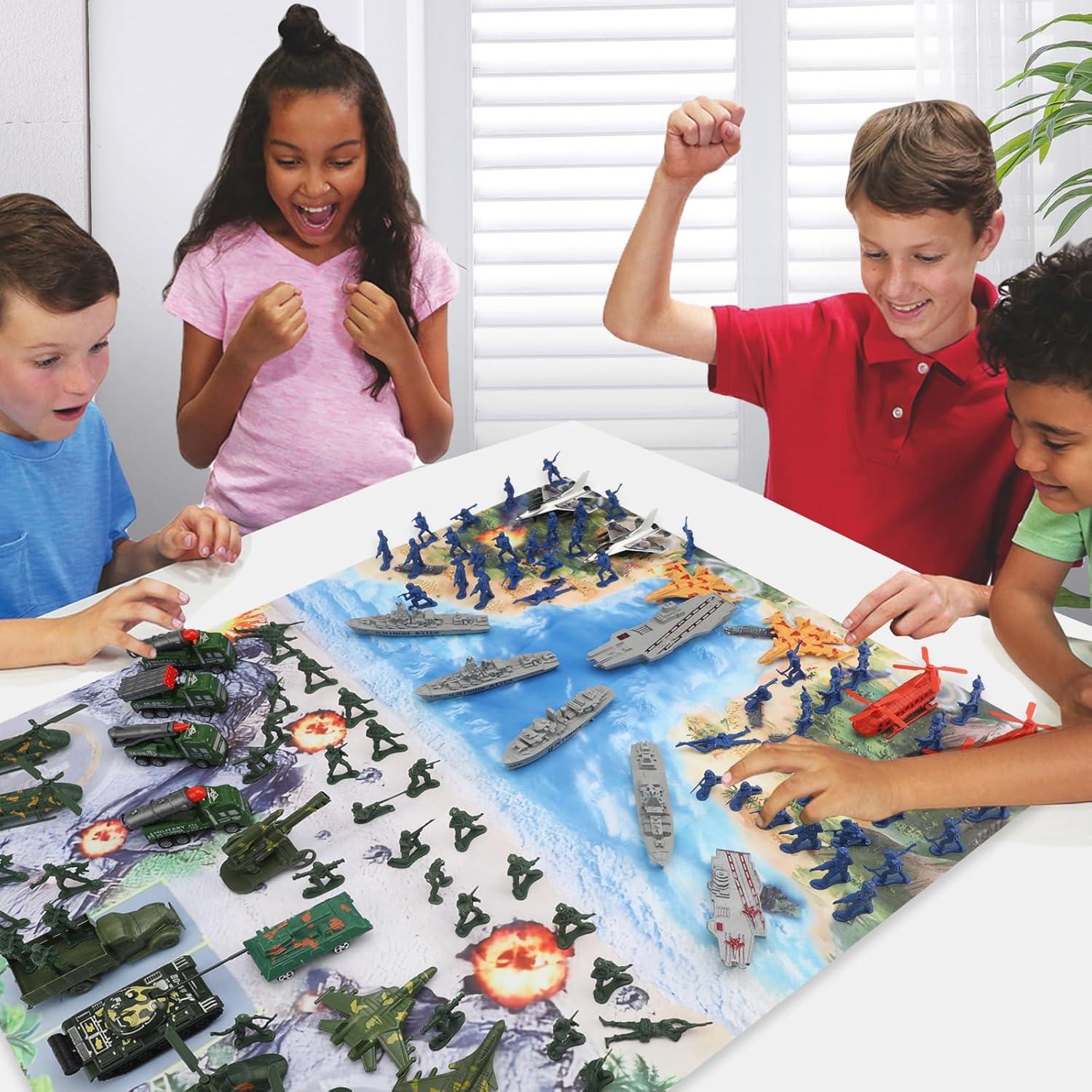 Juego de Soldados de Acción BKJHG - 80 Figuras y Accesorios