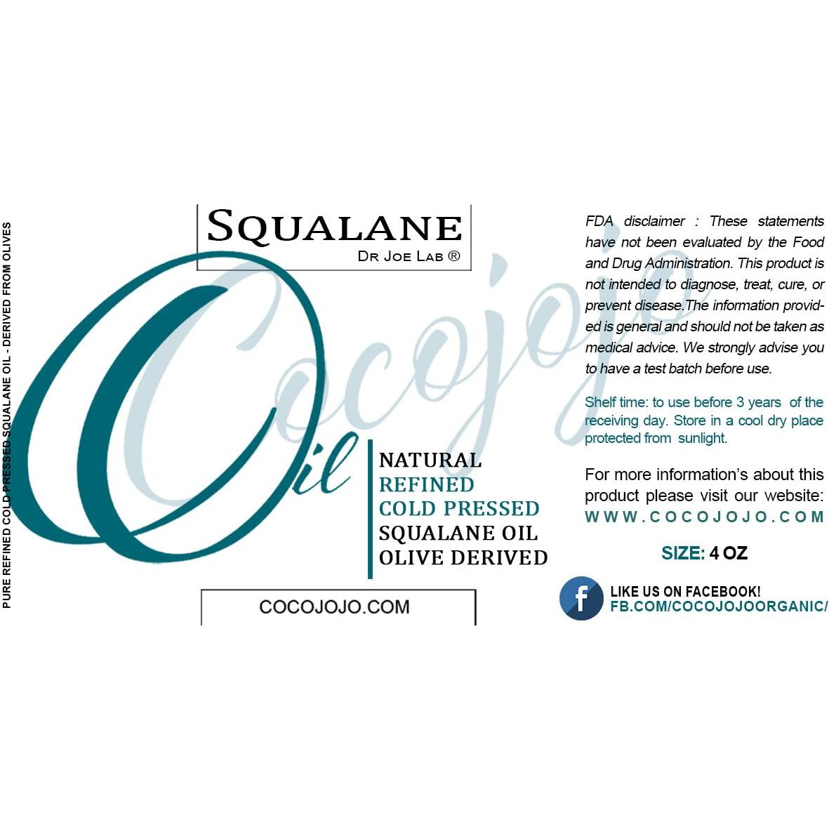 Aceite de Squalano Puro Dr. Joe Lab 118 ml Hidratante Natural