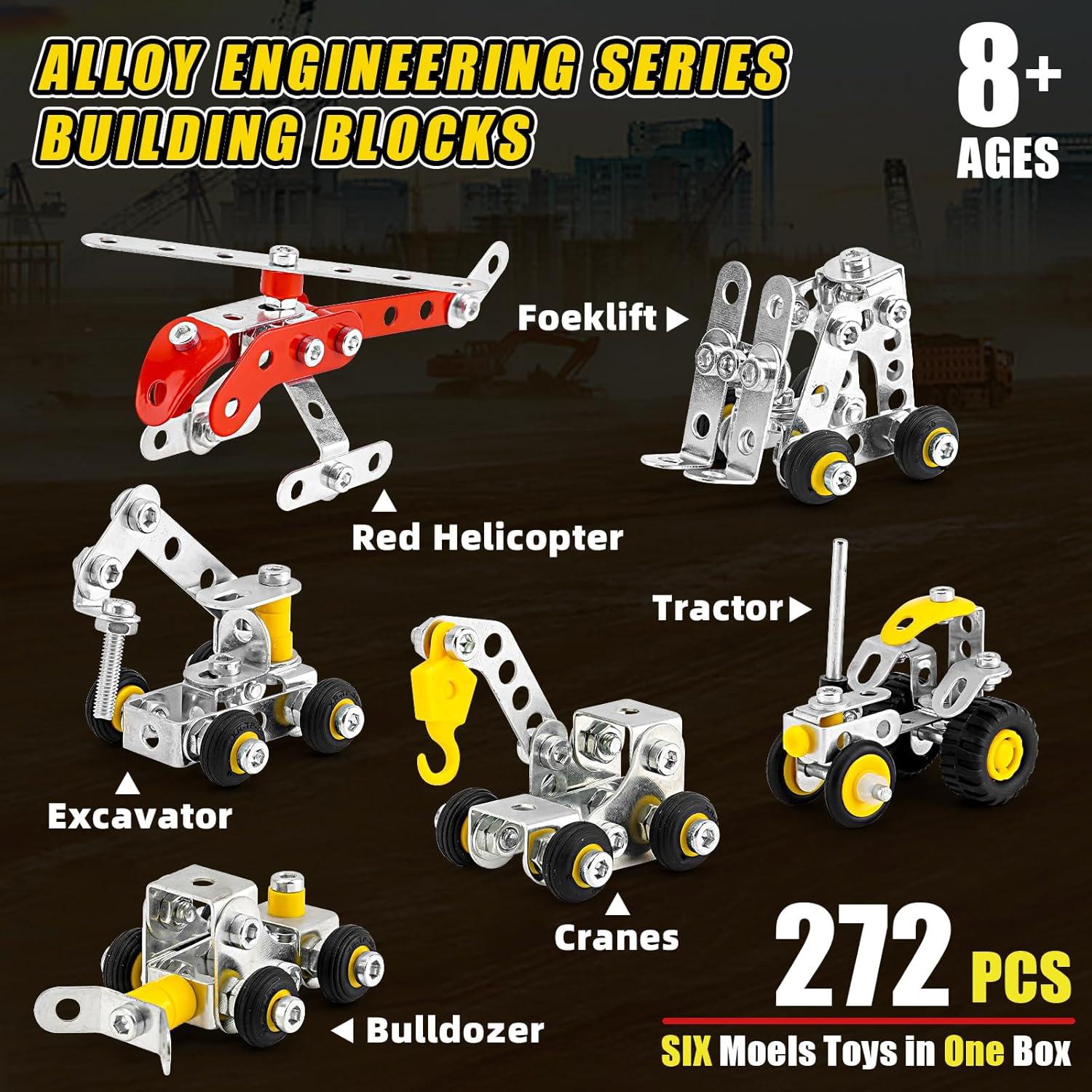 Juguete de Construcción STEM BESTYMXY Helicóptero 272 Piezas