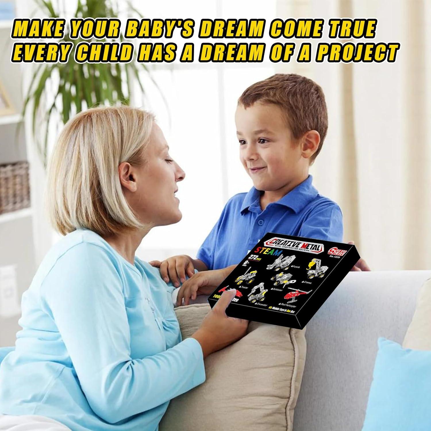 Juguete de Construcción STEM BESTYMXY Helicóptero 272 Piezas