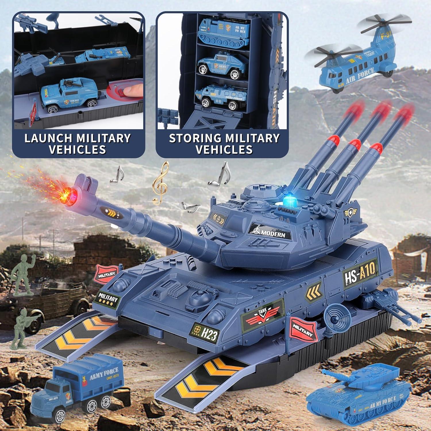 Juguete Militar Yctoys - Tanque y Soldados 14 Piezas