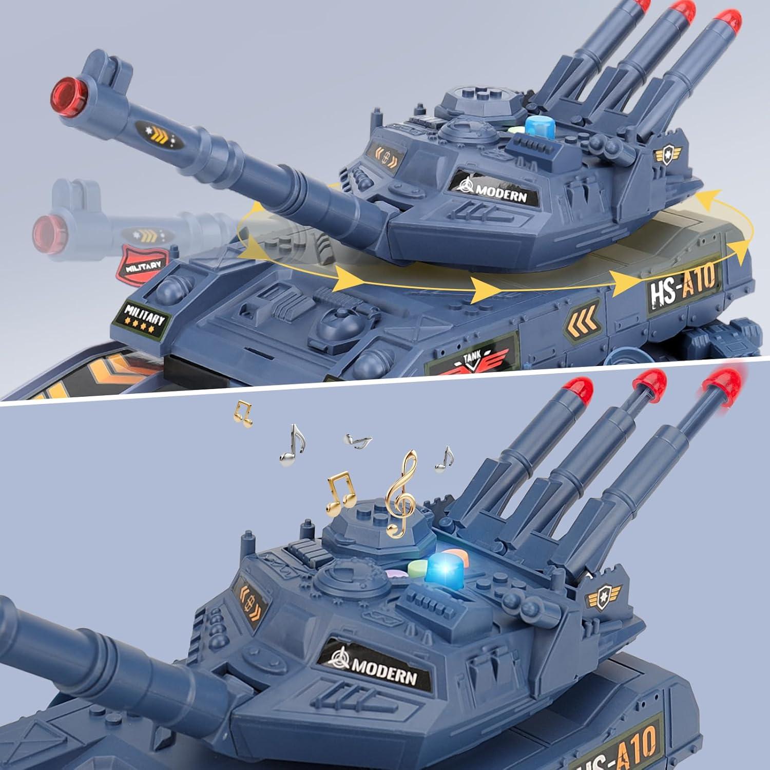 Juguete Militar Yctoys - Tanque y Soldados 14 Piezas