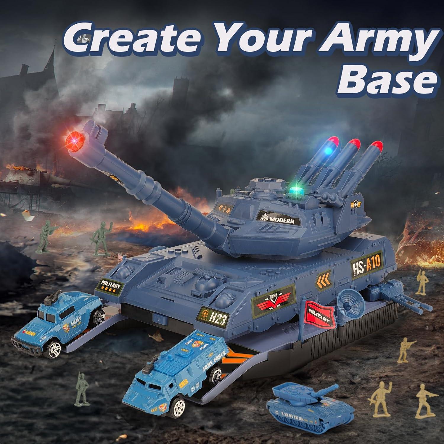 Juguete Militar Yctoys - Tanque y Soldados 14 Piezas