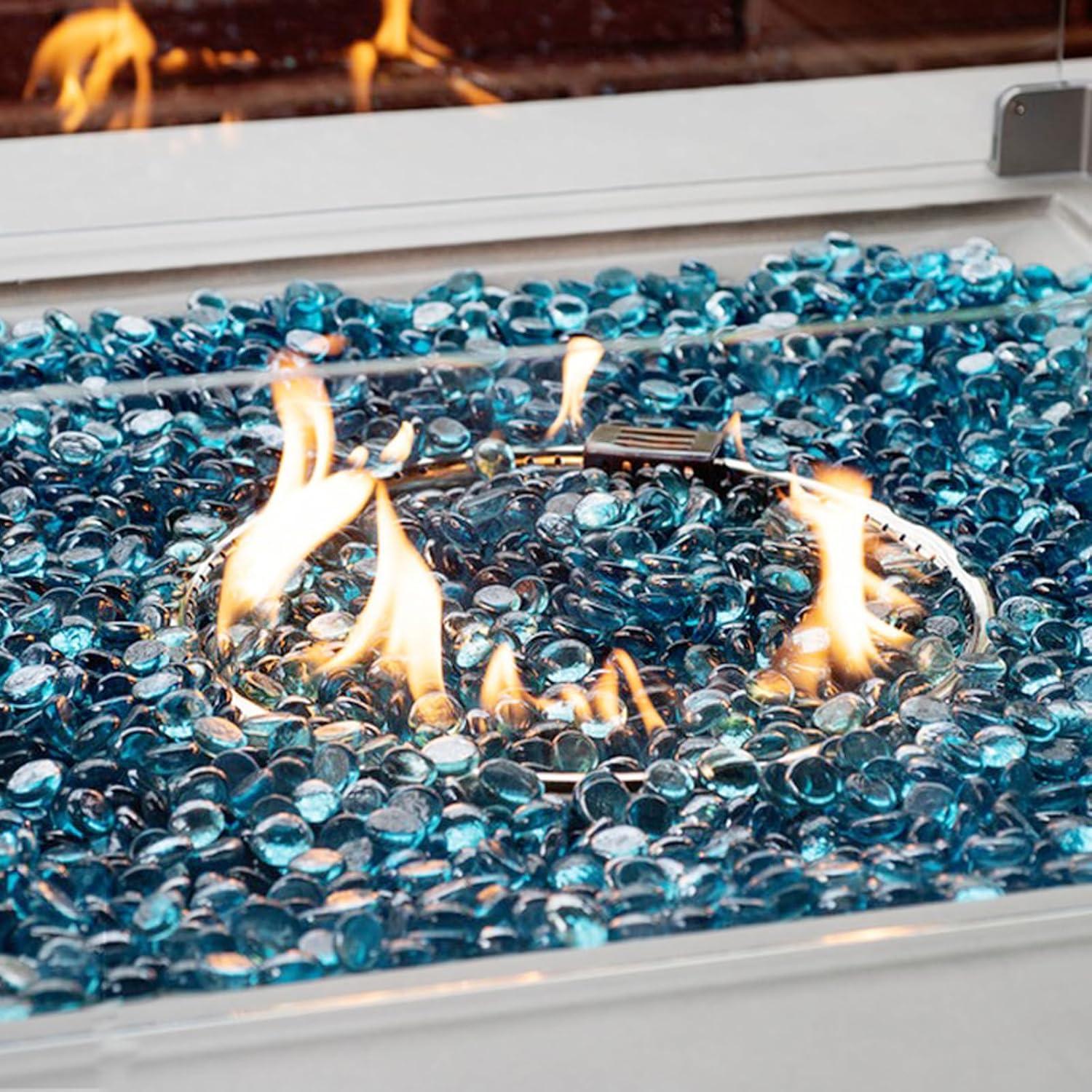 Piedras de vidrio azul FANTIAN 4.32 kg decorativas