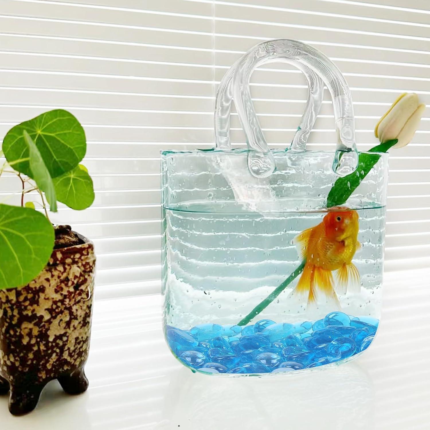 Piedras de vidrio azul FANTIAN 4.32 kg decorativas