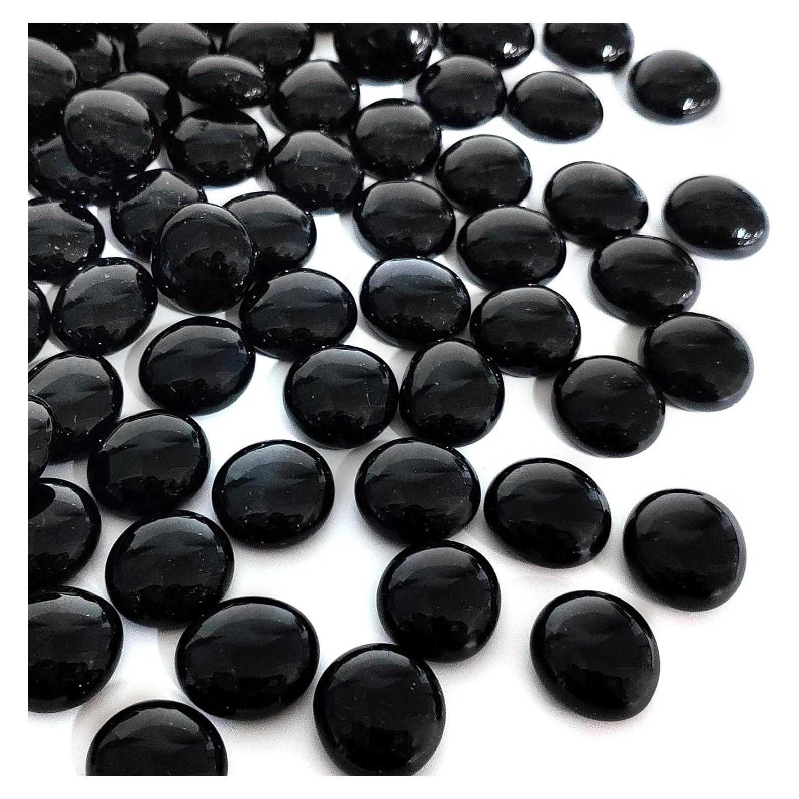 Canicas de vidrio negro FANTIAN 100 piezas 0.45 kg