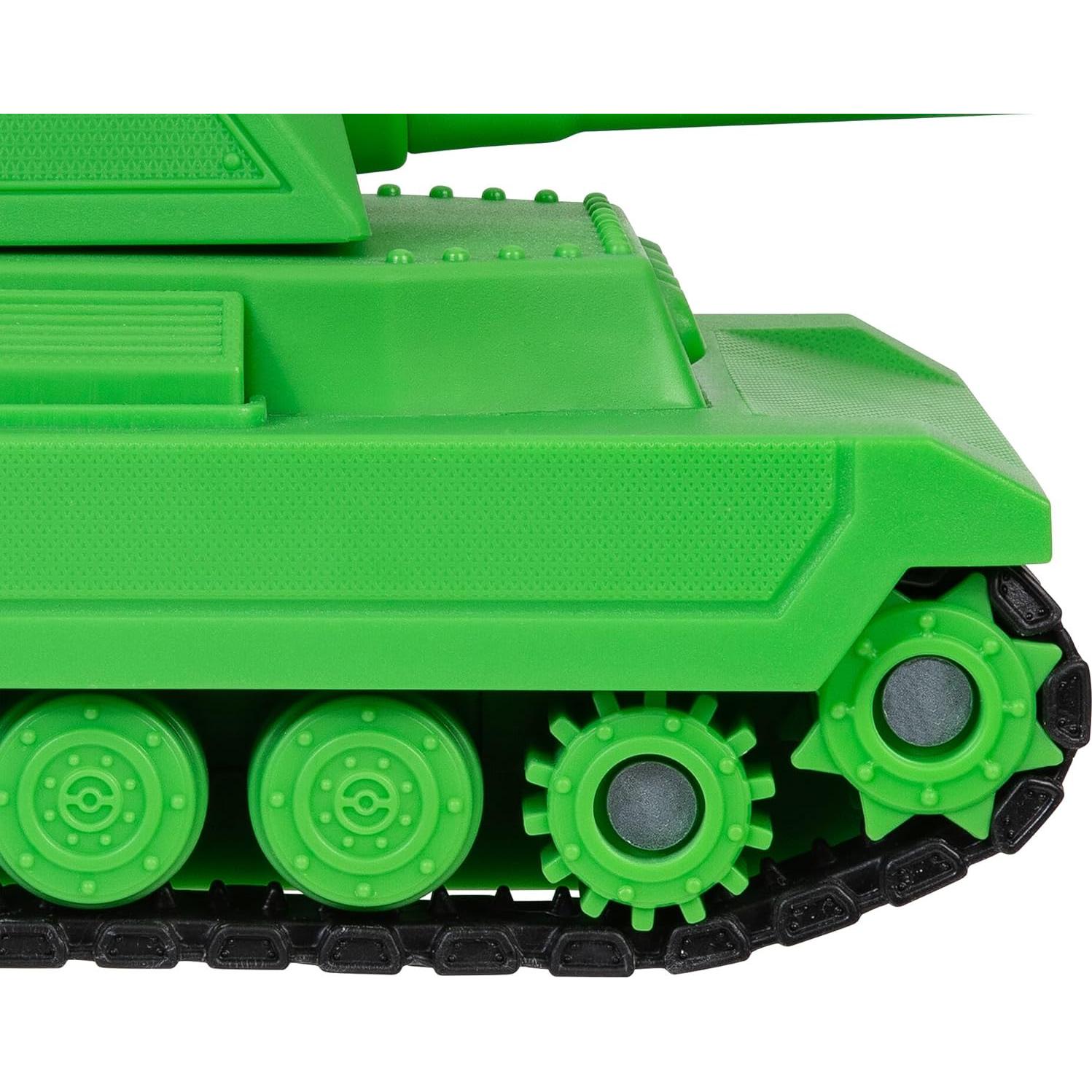 Tanque Brookhaven Jazwares 19 cm con luces y figura 7 cm