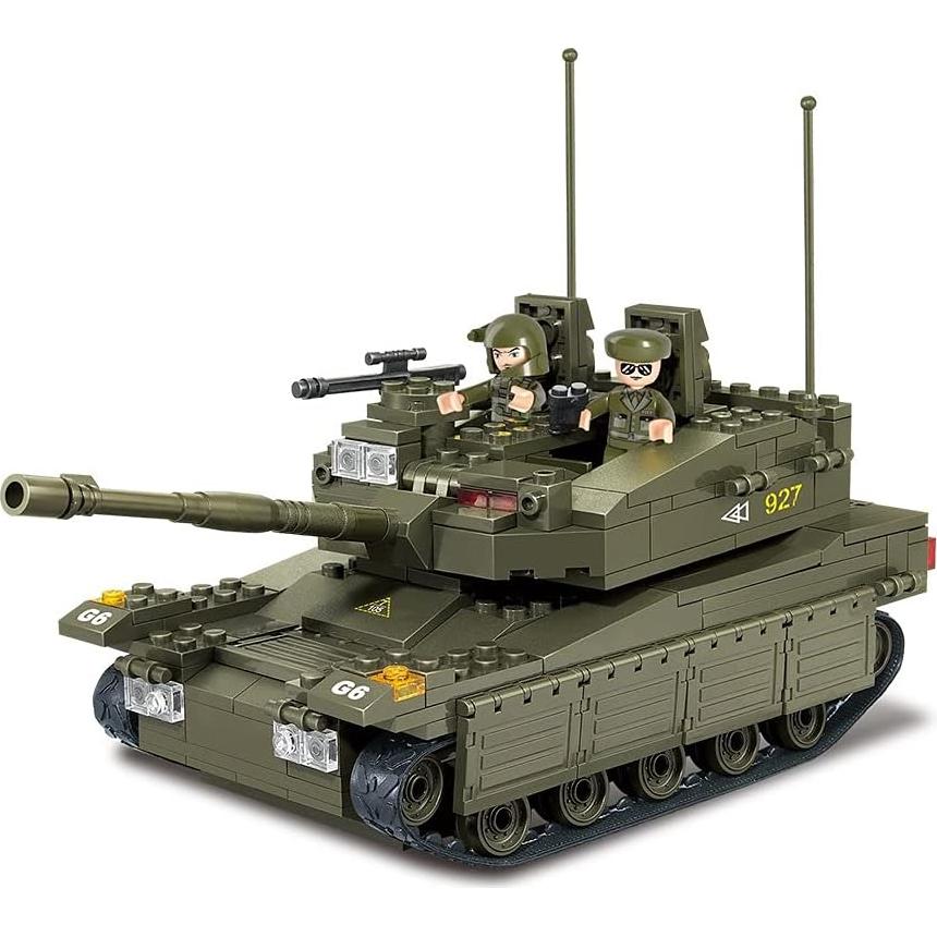 Set de Bloques de Construcción Sluban Tanque Merkava 344 Piezas
