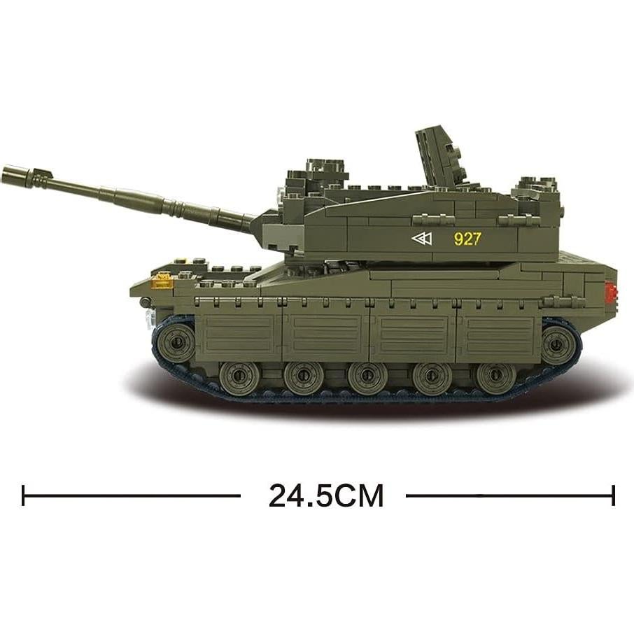 Set de Bloques de Construcción Sluban Tanque Merkava 344 Piezas
