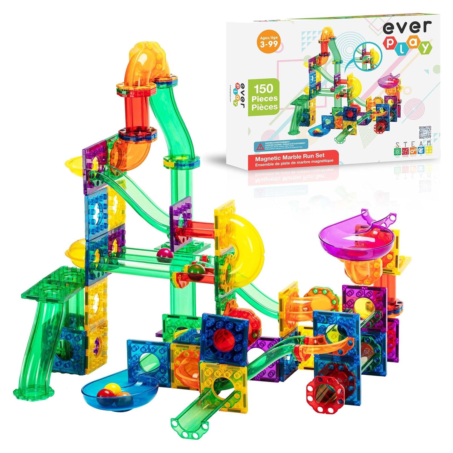 Carreras de Canicas Everplay 150 Piezas Juego Educativo