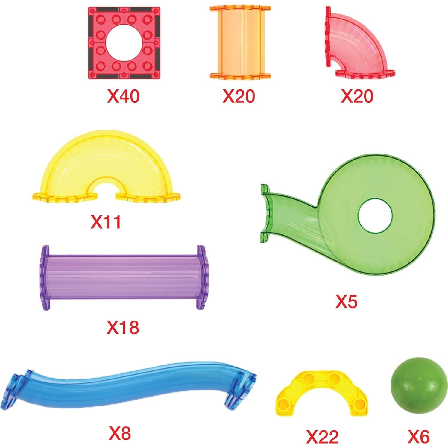 Carreras de Canicas Everplay 150 Piezas Juego Educativo