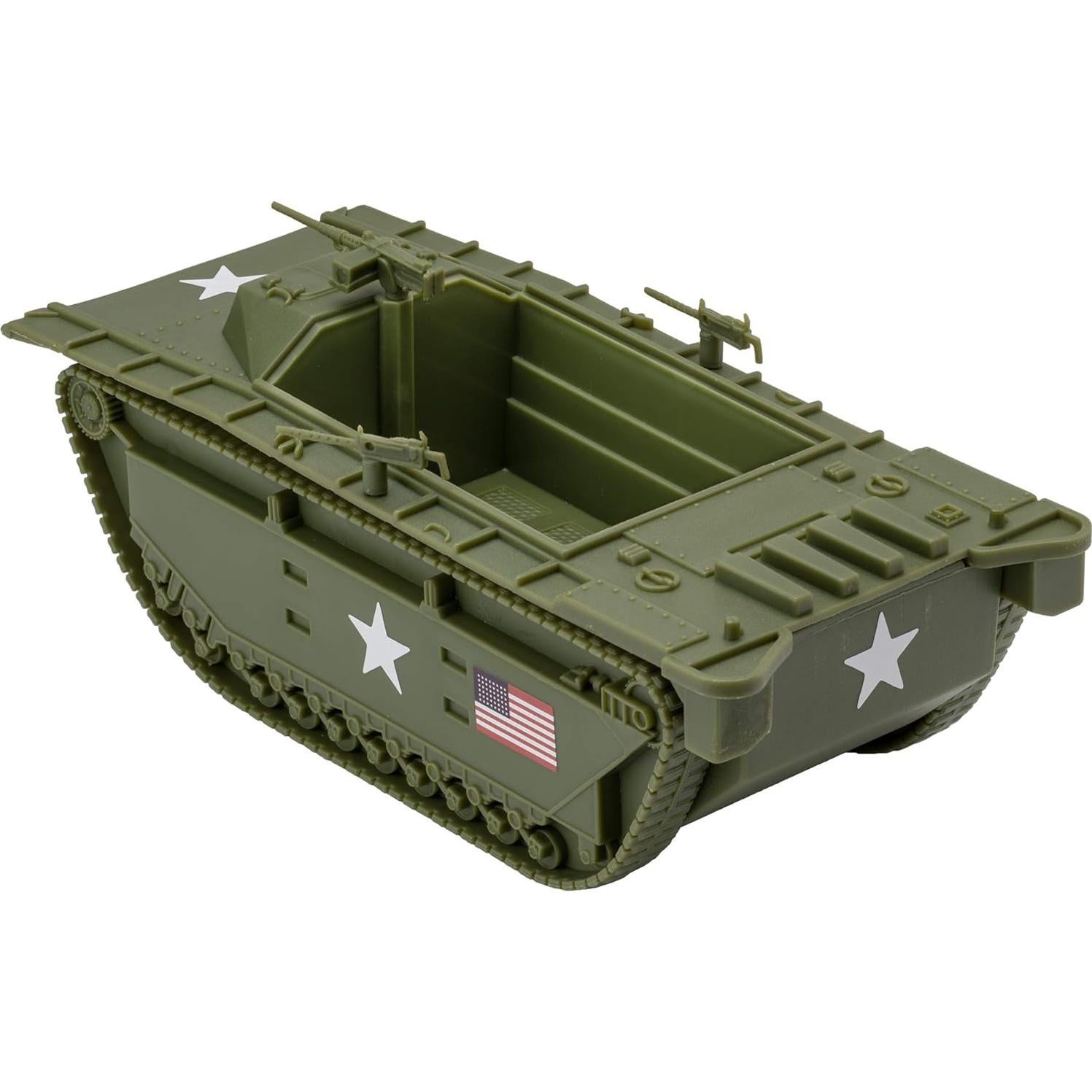 Vehículo Anfibio BMC WW2 Amtrac LVT-2 1:32 Verde Oliva