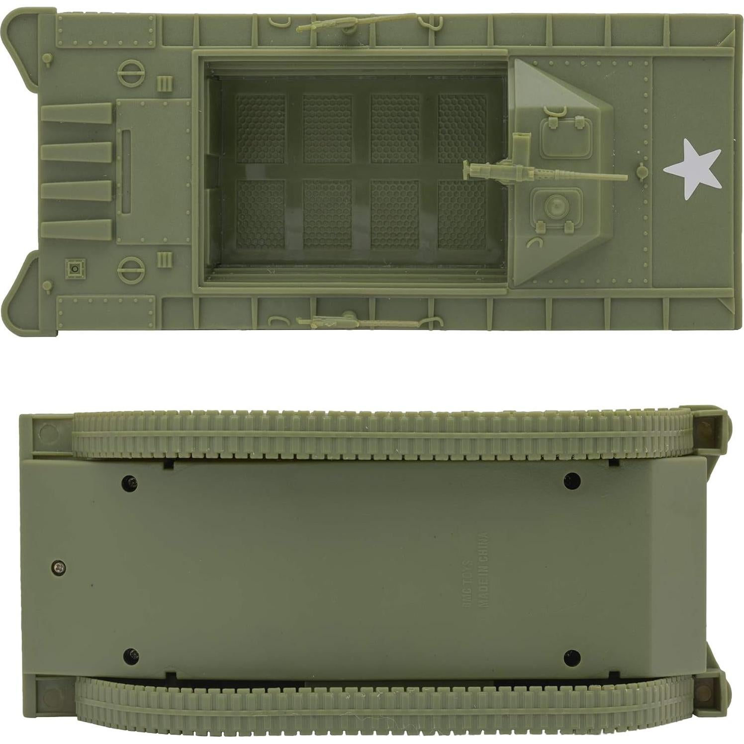 Vehículo Anfibio BMC WW2 Amtrac LVT-2 1:32 Verde Oliva