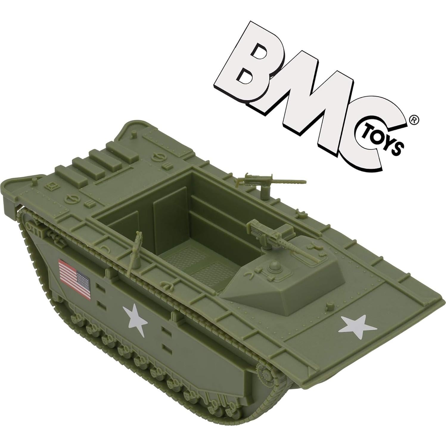 Vehículo Anfibio BMC WW2 Amtrac LVT-2 1:32 Verde Oliva