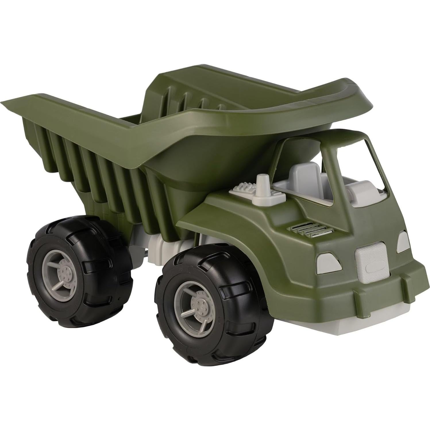 Camión Volquete Grande TimMee con 6 Soldados Jumbo Verde Oliva