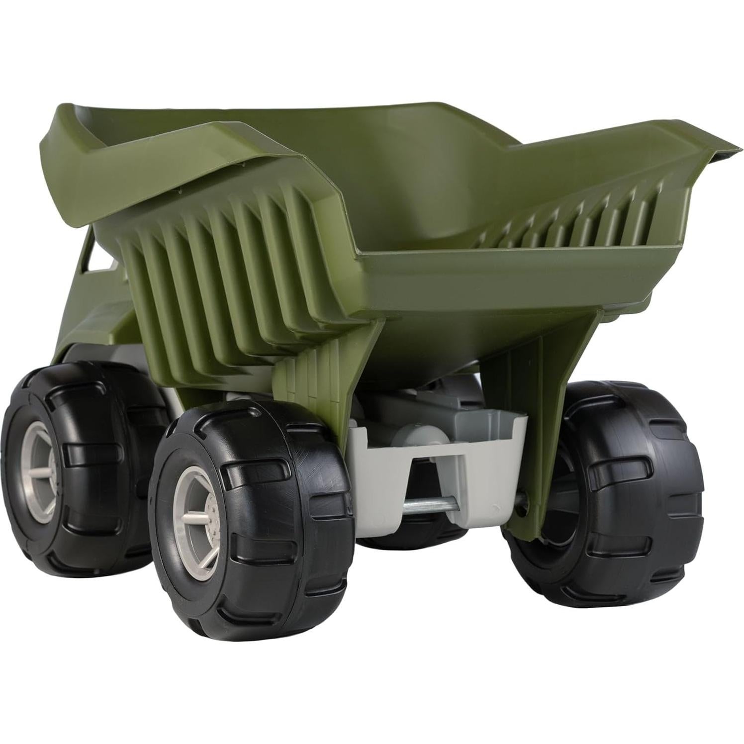 Camión Volquete Grande TimMee con 6 Soldados Jumbo Verde Oliva