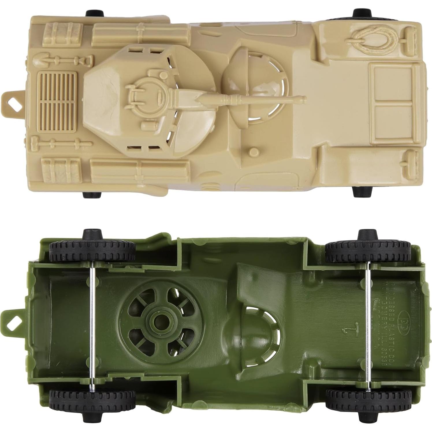 Vehículos Blindados TimMee Toy 1:32 Verde OD y Tan