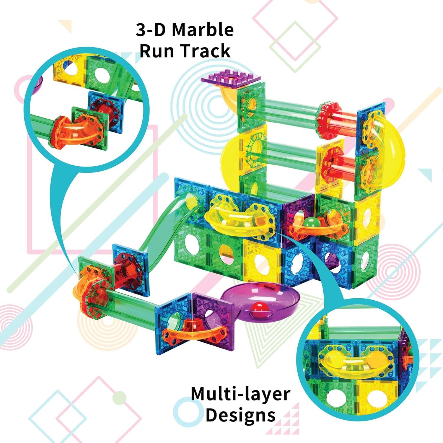 Everplay 100 Piezas Juguete Magnético de Canicas 3+