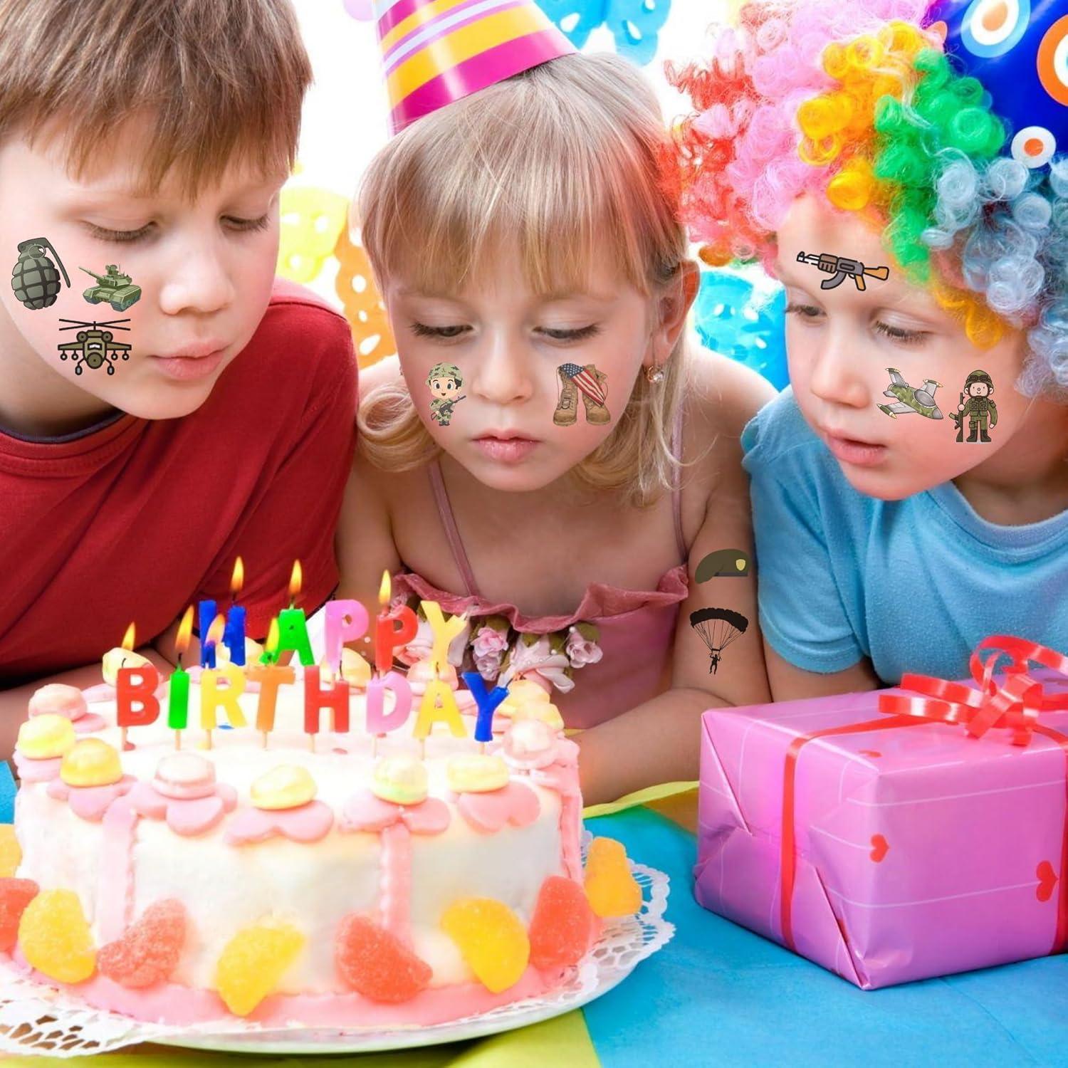 Tatuajes Temporales Militares Vnxcrafties - Decoración Fiesta