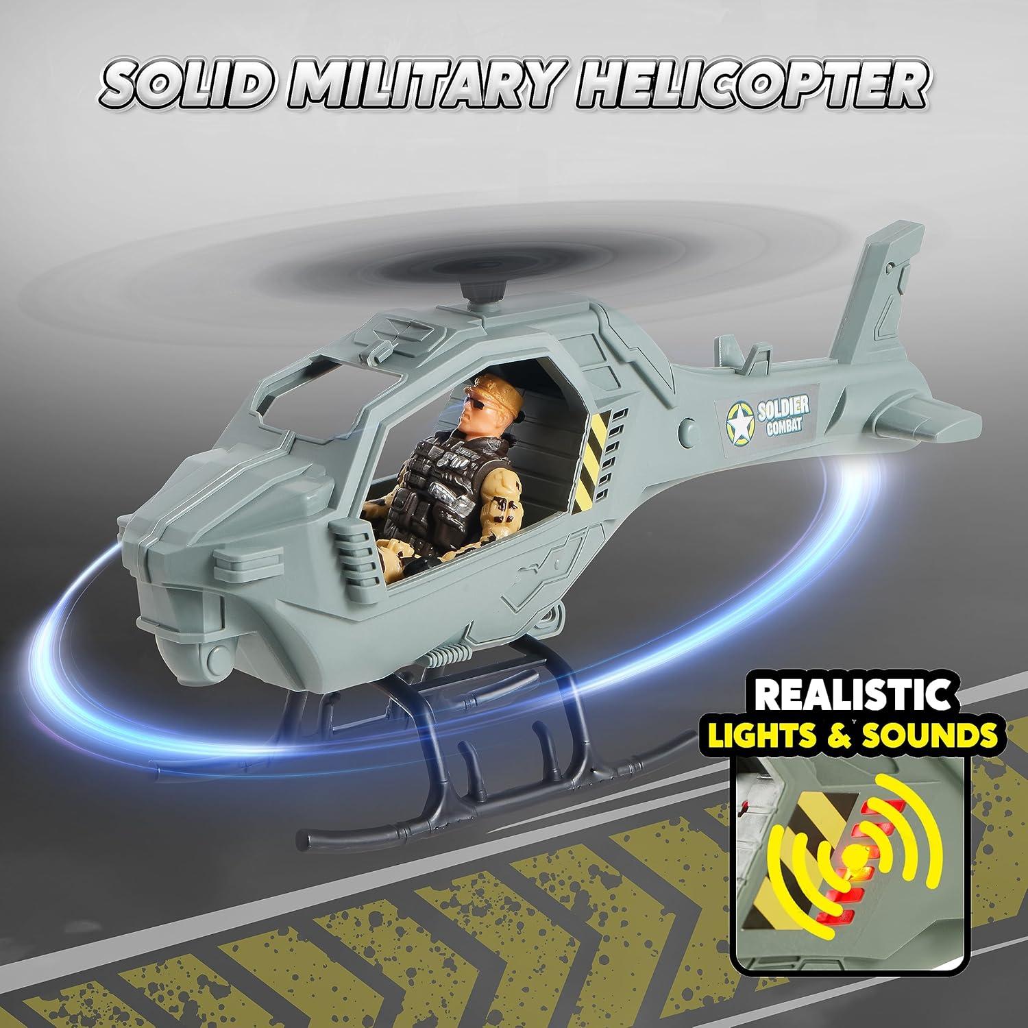 Juego de Soldados Militares JOYIN 164 Piezas con Base