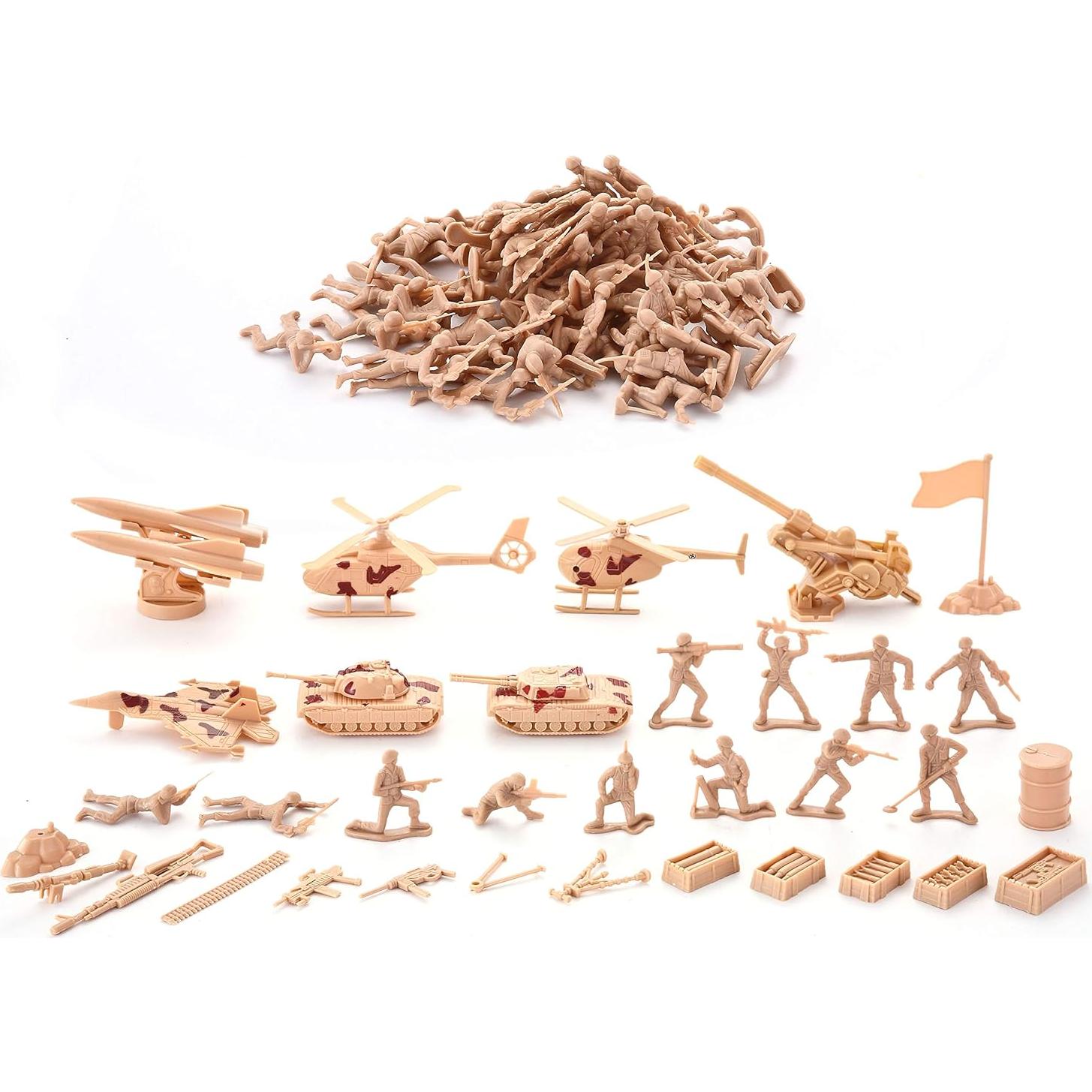 Juego de Soldados Militares JOYIN 164 Piezas con Base