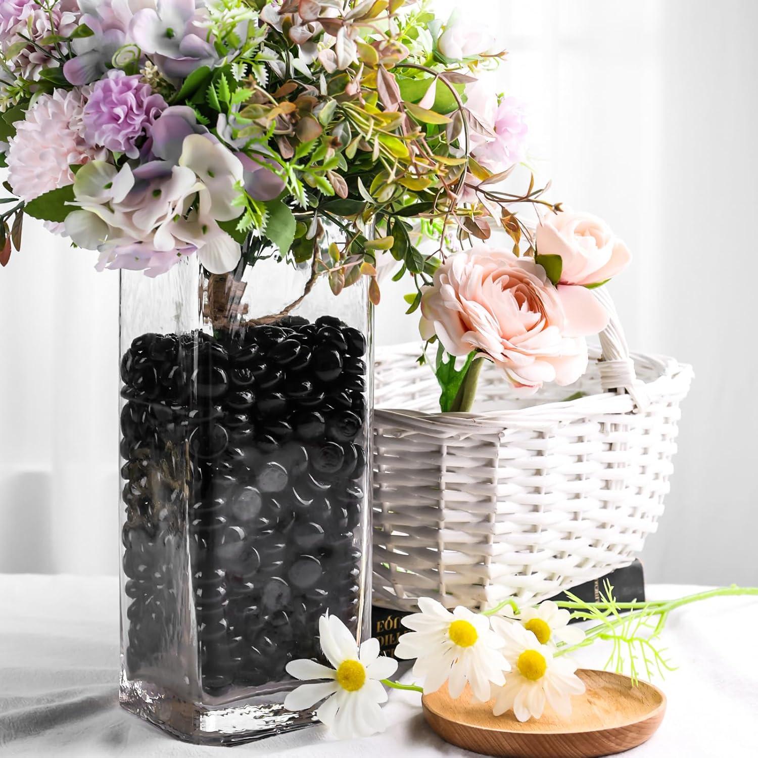 Canicas de Vidrio Plano Negras FUTUREPLUSX 500 Piezas 2,24kg