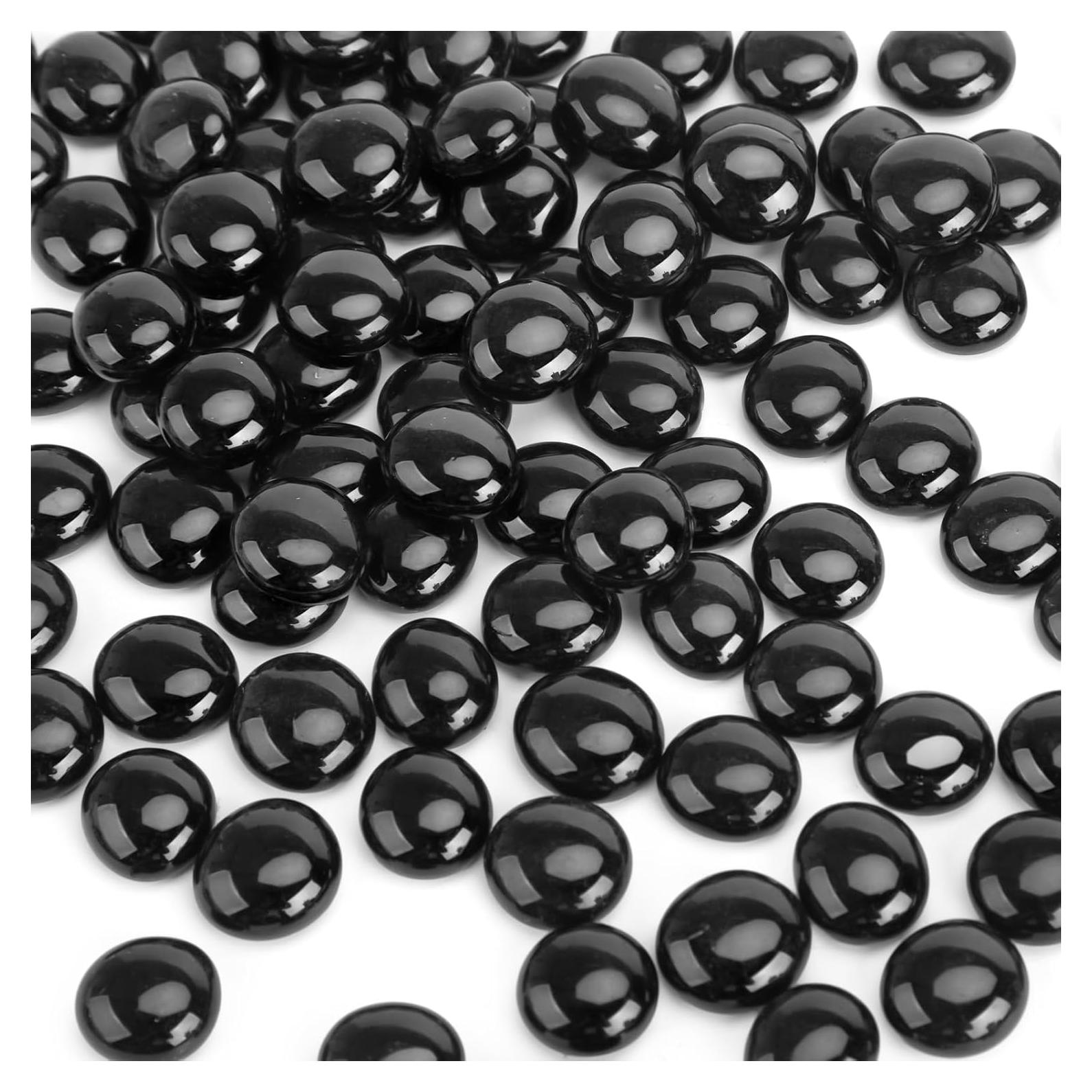 Canicas de Vidrio Plano Negras FUTUREPLUSX 500 Piezas