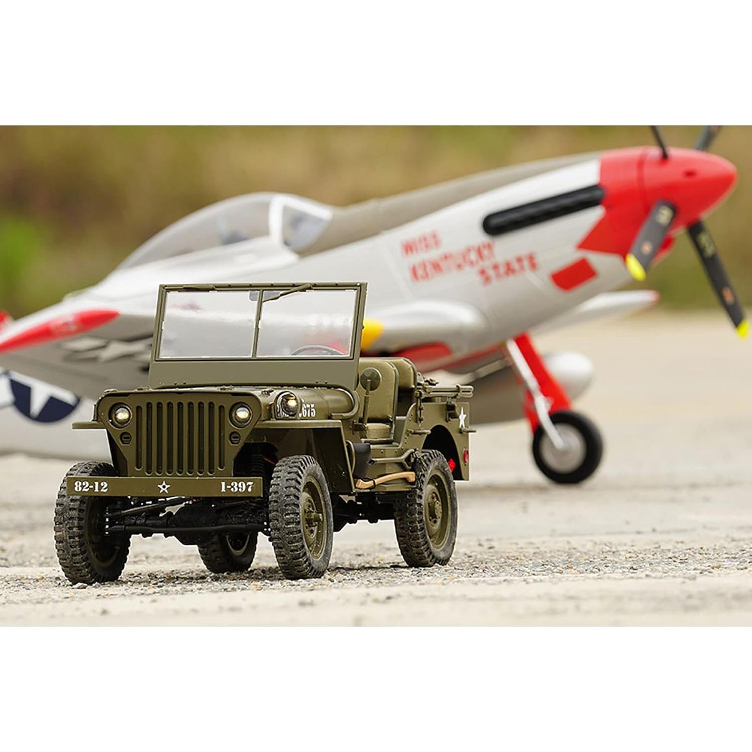 Jeep RC Militar RocHobby MB Scaler 1/6 4WD 3.13 kg