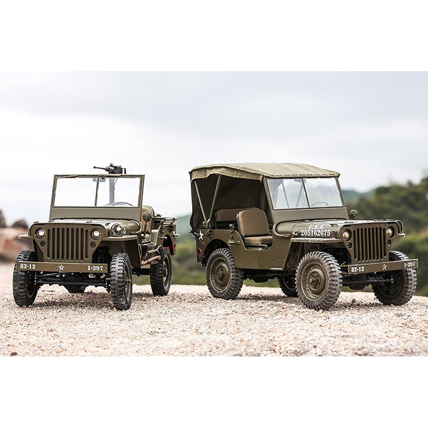 Jeep RC Militar RocHobby MB Scaler 1/6 4WD 3.13 kg