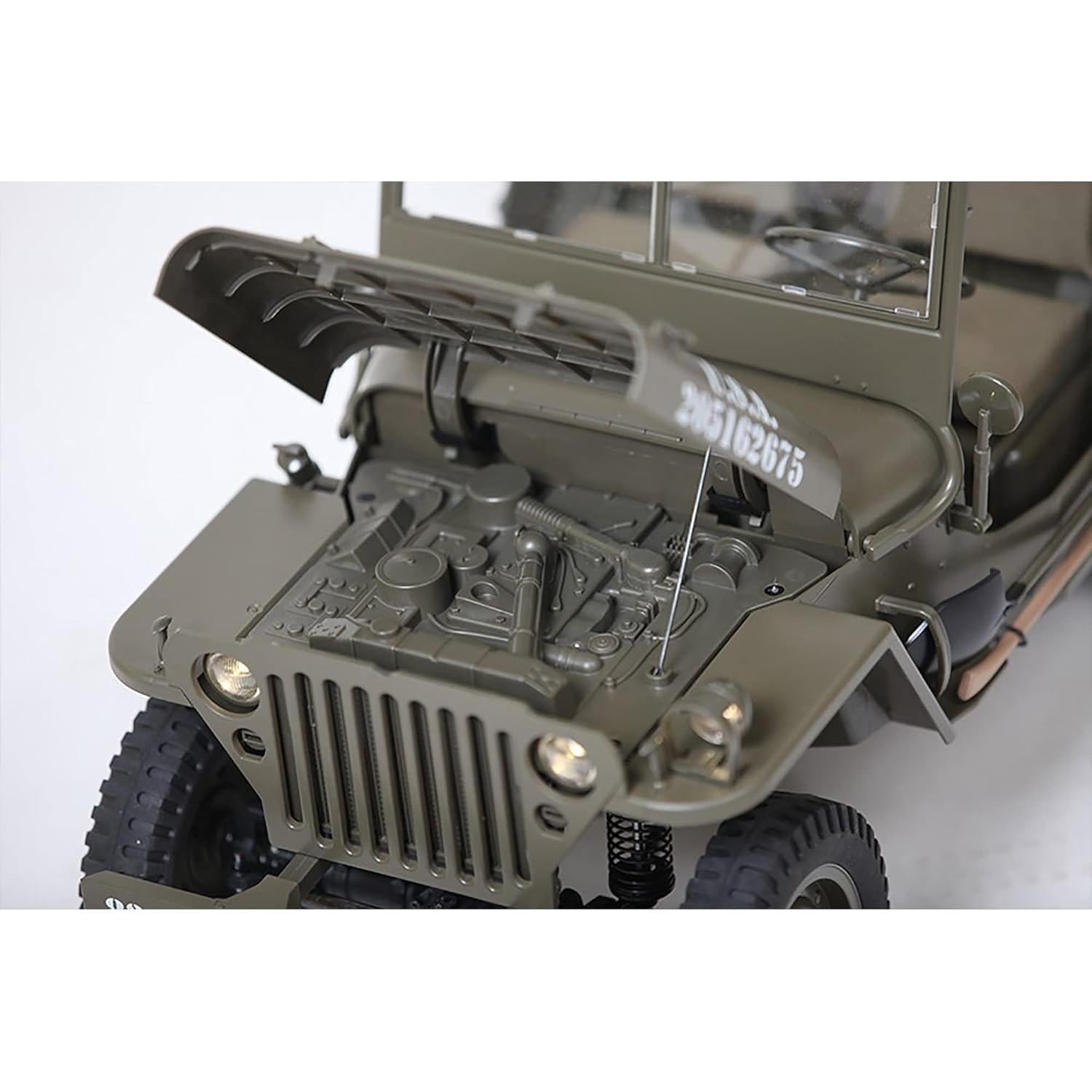 Jeep RC Militar RocHobby MB Scaler 1/6 4WD 3.13 kg